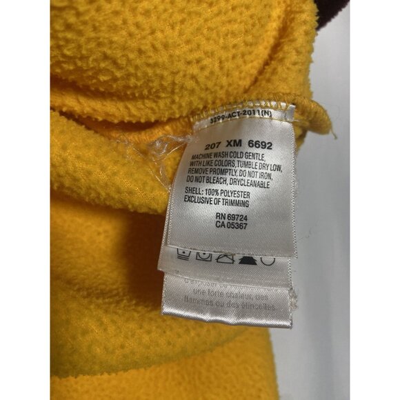 Columbia Sportswear Minnesota Golden Gophers Yellow Hoodie XL Mens Fleece Pullov - Picture 11 of 16